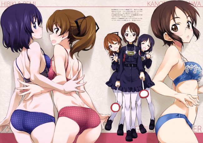 ガルパン女子たちのエッチな水着姿とか下着姿とかフルカラーでｗｗｗ-16