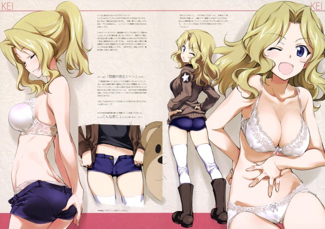 ガルパン女子たちのエッチな水着姿とか下着姿とかフルカラーでｗｗｗ-25