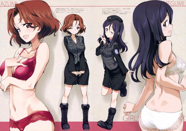 ガルパン女子たちのエッチな水着姿とか下着姿とかフルカラーでｗｗｗ-13
