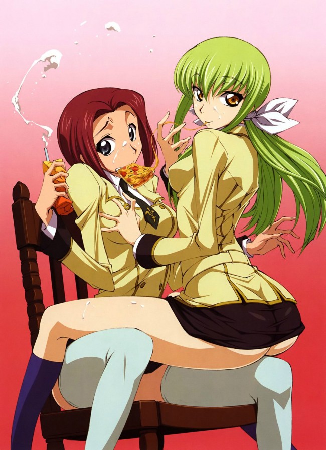 コードギアスのフルカラーエロ画像！カレンとシーツーがメインでたまにユフィとかシャーリーとかいるよｗｗｗｗｗｗｗｗｗｗｗ (56)