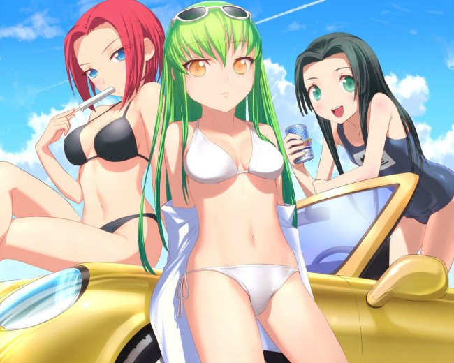 コードギアスのフルカラーエロ画像！カレンとシーツーがメインでたまにユフィとかシャーリーとかいるよｗｗｗｗｗｗｗｗｗｗｗ (68)