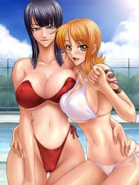 【エロ同人誌】ワンピースのフルカラーエロ画像キター！ナミさーんロビンちゃーんｗｗｗｗｗｗｗｗｗｗｗｗｗｗｗｗｗｗｗｗｗｗｗｗｗｗｗｗ