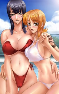 【エロ同人誌】ワンピースのフルカラーエロ画像キター！ナミさーんロビンちゃーんｗｗｗｗｗｗｗｗｗｗｗｗｗｗｗｗｗｗｗｗｗｗｗｗｗｗｗｗ