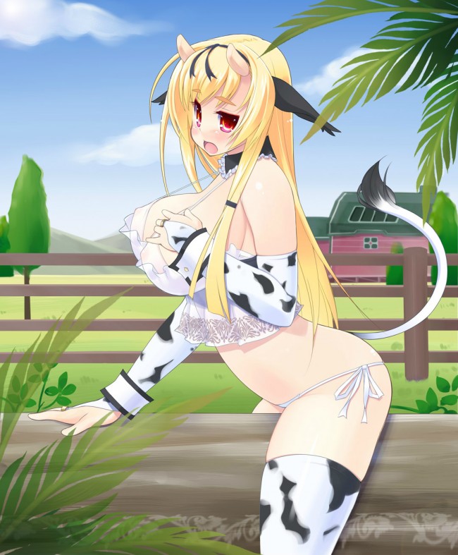 モンスター娘のいる日常のフルカラーエロ画像！巨乳好きにはいいと思うｗｗｗ (74)