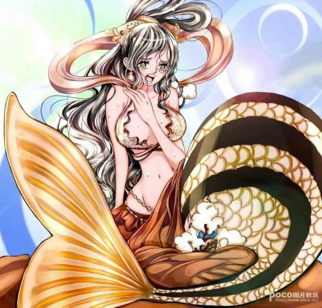 ワンピのフルカラーエロ画像キタ！ナミやロビンもいいけど、シラホシ姫とか魚人編の人魚もいいよね～ (88)