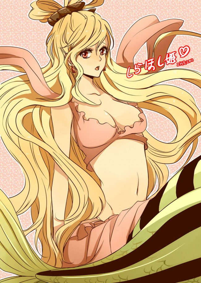 ワンピのフルカラーエロ画像キタ！ナミやロビンもいいけど、シラホシ姫とか魚人編の人魚もいいよね～ (1)
