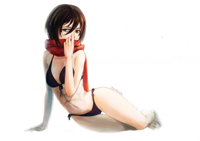 進撃の巨人のフルカラーエロ同人キター！ミカサとエッチしたら大変そうｗｗｗｗｗｗｗｗｗｗｗ (28)