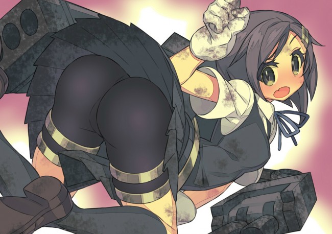  艦これ（艦隊これくしょん）のフルカラーエロ画像キター！エッチな艦娘たちの中に仲間外れがいるよｗｗｗｗｗｗｗ (15)