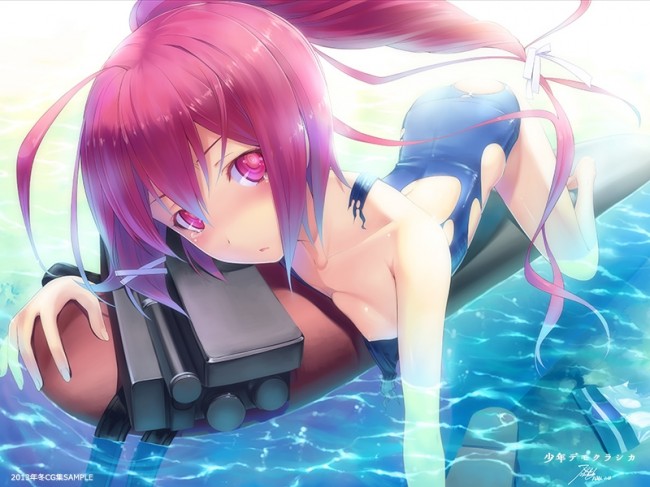 艦コレのフルカラーエロ画像キター！ロリッコに武器を身に着けさせるとか反則だろｗｗｗｗｗｗｗ (12)