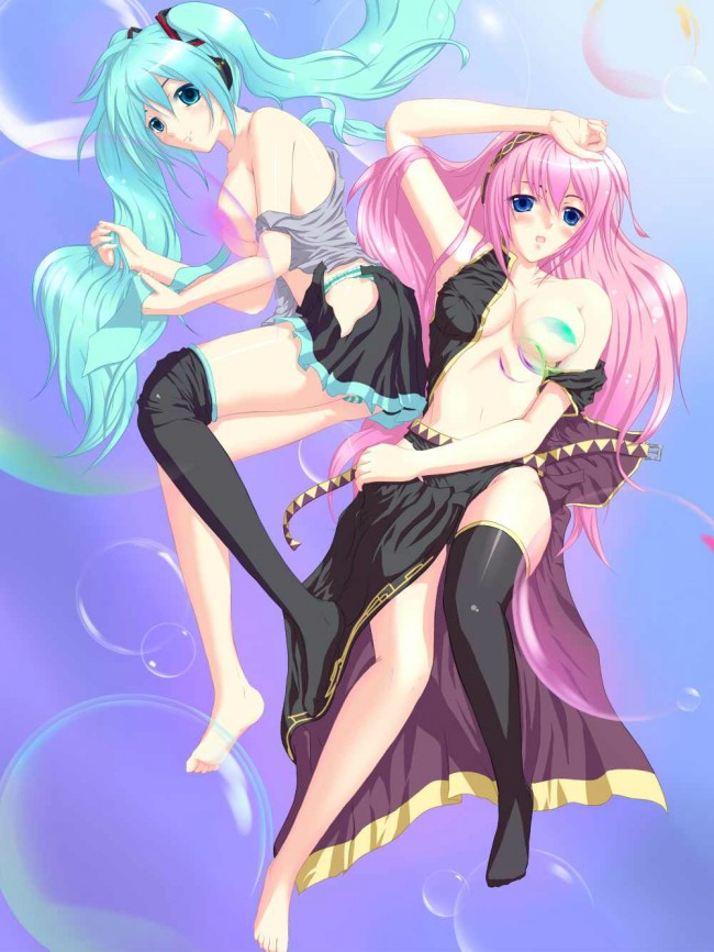 ボーカロイドのフルカラーエロ同人キター！ミクミクにルカ姉のエッチがいっぱいｗｗｗｗｗｗｗｗｗ (17)