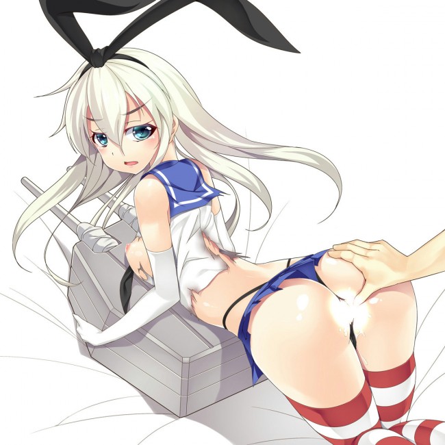  艦これ（艦隊これくしょん）のフルカラーエロ画像キター！エッチな艦娘たちの中に仲間外れがいるよｗｗｗｗｗｗｗ (53)