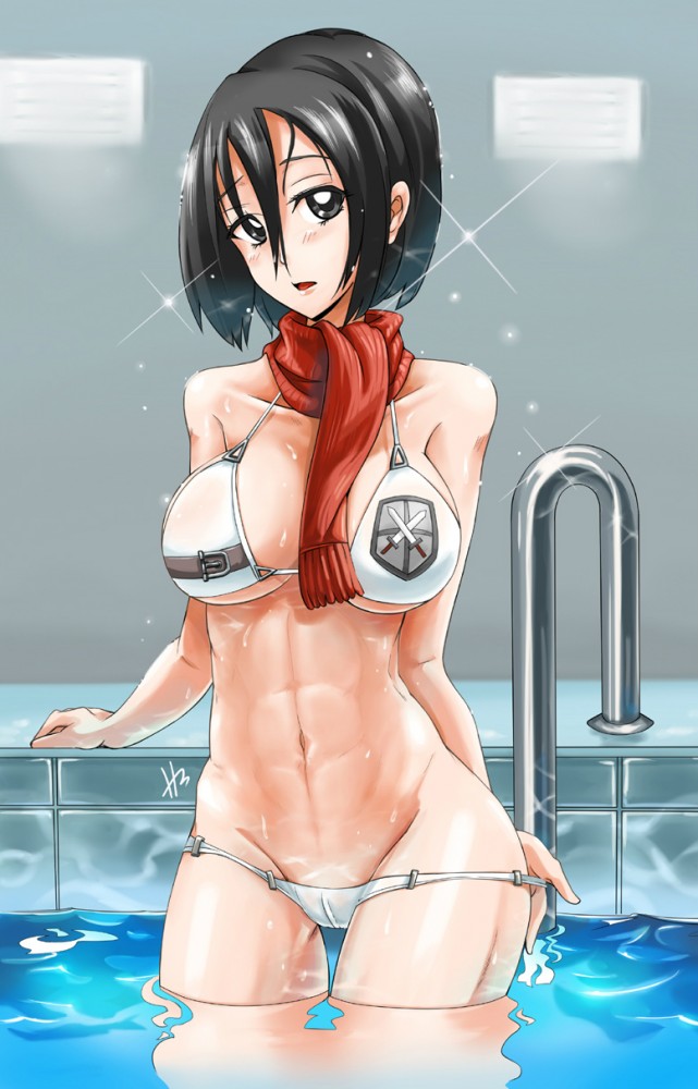 進撃の巨人のフルカラーエロ同人キター！ミカサとエッチしたら大変そうｗｗｗｗｗｗｗｗｗｗｗ (50)