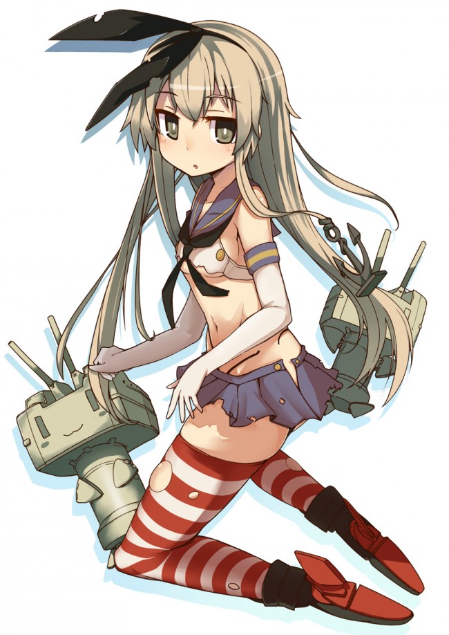  艦これ（艦隊これくしょん）のフルカラーエロ画像キター！エッチな艦娘たちの中に仲間外れがいるよｗｗｗｗｗｗｗ (39)