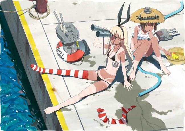 艦これ（艦隊これくしょん）のエッチな画像キター！島風ちゃんをちちまししたロリ巨乳いたらどうするよｗｗｗｗｗｗｗｗ (71)
