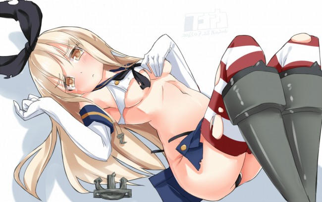 艦これ（艦隊これくしょん）のエッチな画像キター！島風ちゃんをちちまししたロリ巨乳いたらどうするよｗｗｗｗｗｗｗｗ (42)
