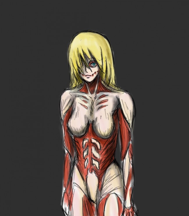 進撃の巨人のフルカラーエロ画像キター！女型の巨人っていいからだしてるよなｗｗｗｗｗｗｗｗｗｗｗｗｗｗｗｗｗｗ (63)