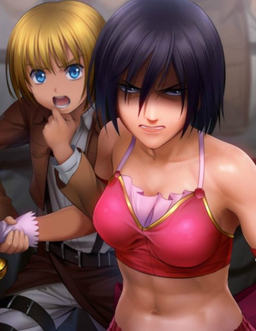 進撃の巨人のフルカラーエロ画像キター！女型の巨人っていいからだしてるよなｗｗｗｗｗｗｗｗｗｗｗｗｗｗｗｗｗｗ