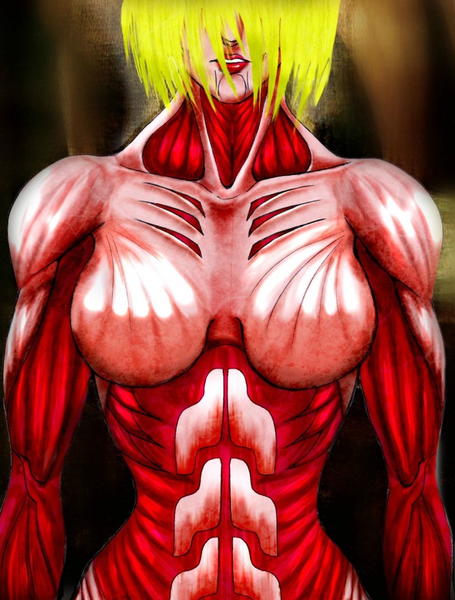 進撃の巨人のフルカラーエロ画像キター！女型の巨人っていいからだしてるよなｗｗｗｗｗｗｗｗｗｗｗｗｗｗｗｗｗｗ (23)