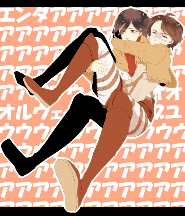 進撃の巨人のフルカラーエロ同人キター！アニとミカサのエッチな画像ですｗｗｗｗｗｗｗｗｗｗｗ (7)