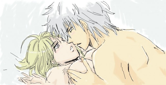 銀魂のフルカラーエロ画像キタ！銀さんとツクヨがエッチしまくりのロリカワな神楽ちゃんがいたりとかｗｗｗｗｗｗｗ (5)