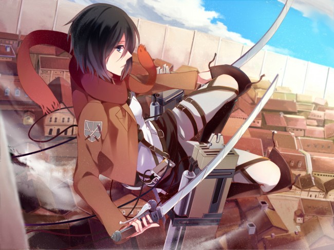 進撃の巨人のフルカラーエロ漫画同人キター！ミカサとはエッチするなら着衣セックスがよいでしょうｗｗｗｗｗｗｗ (35)
