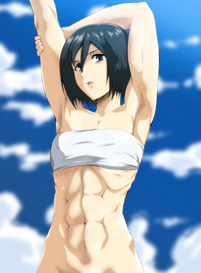 進撃の巨人のフルカラーエロ同人キター！アニとミカサのエッチな画像ですｗｗｗｗｗｗｗｗｗｗｗ (4)