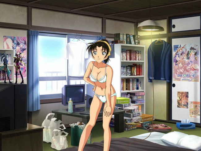 名探偵コナンのフルカラーエロ同人キター！蘭ちゃん着替えとかくぱぁとかいろいろｗｗｗｗｗｗｗｗｗ (37)
