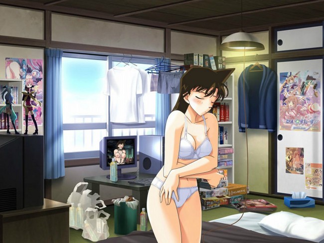 名探偵コナンのフルカラーエロ同人キター！蘭ちゃん着替えとかくぱぁとかいろいろｗｗｗｗｗｗｗｗｗ (43)