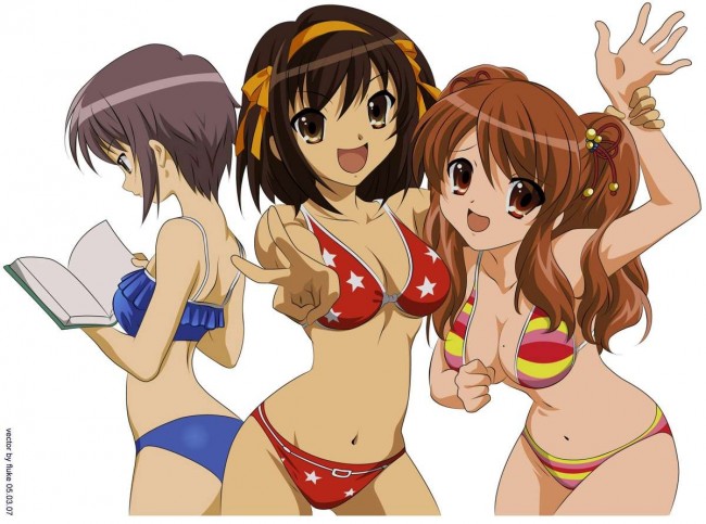 涼宮ハルヒの憂鬱のフルカラーエロ漫画同人キター！ハルヒとミクルと長門とあの娘がｗｗｗｗｗｗｗｗｗｗｗ (81)