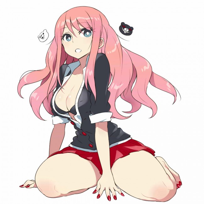 スク水コスやフタナリちんぽなどなどダンガンロンパのフルカラーエロ画像！！ (7)