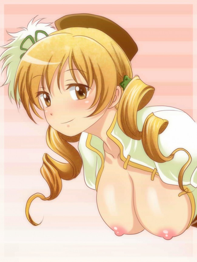 上目遣いでのパイズリや巴マミのおっぱいがいっぱいなフルカラーエロ画像ｗｗｗ (14)