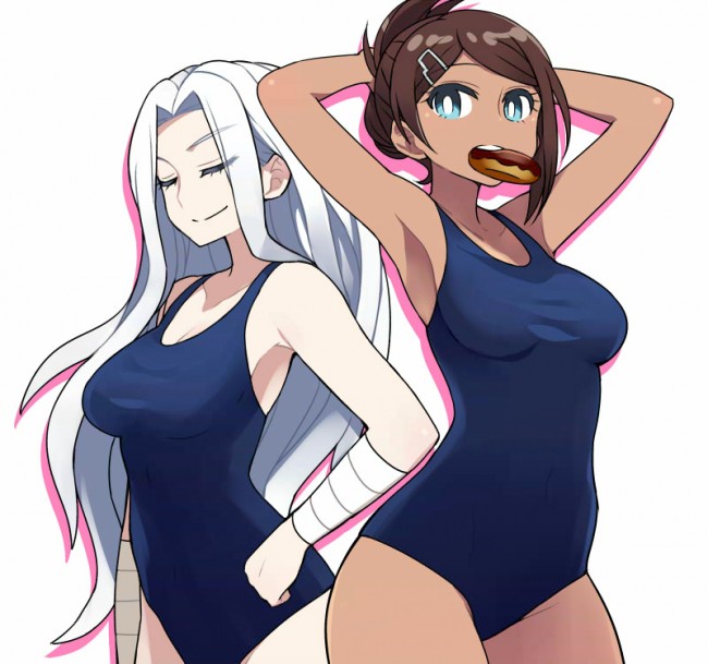スク水コスやフタナリちんぽなどなどダンガンロンパのフルカラーエロ画像！！ (10)