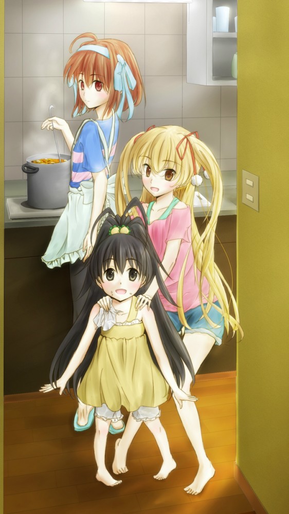 パパのいうことを聞きなさいのフルカラーエロ画像！！姉妹でパパのちんこ取りあったりｗｗｗ (29)