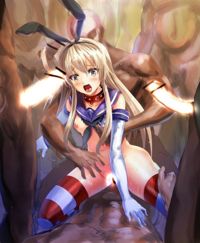 愛宕や島風ら艦娘のフルカラーエロ画像！！色んなちんぽで陵辱されちゃってる～ｗｗ (12)