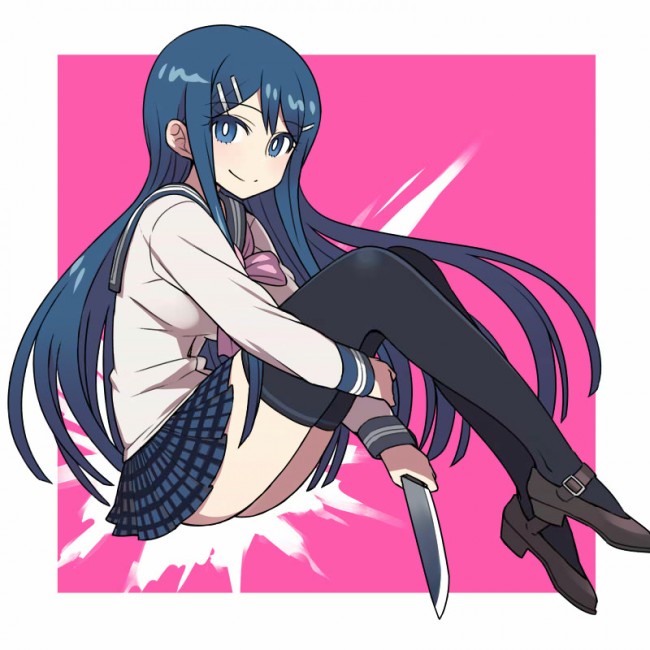 スク水コスやフタナリちんぽなどなどダンガンロンパのフルカラーエロ画像！！ (9)