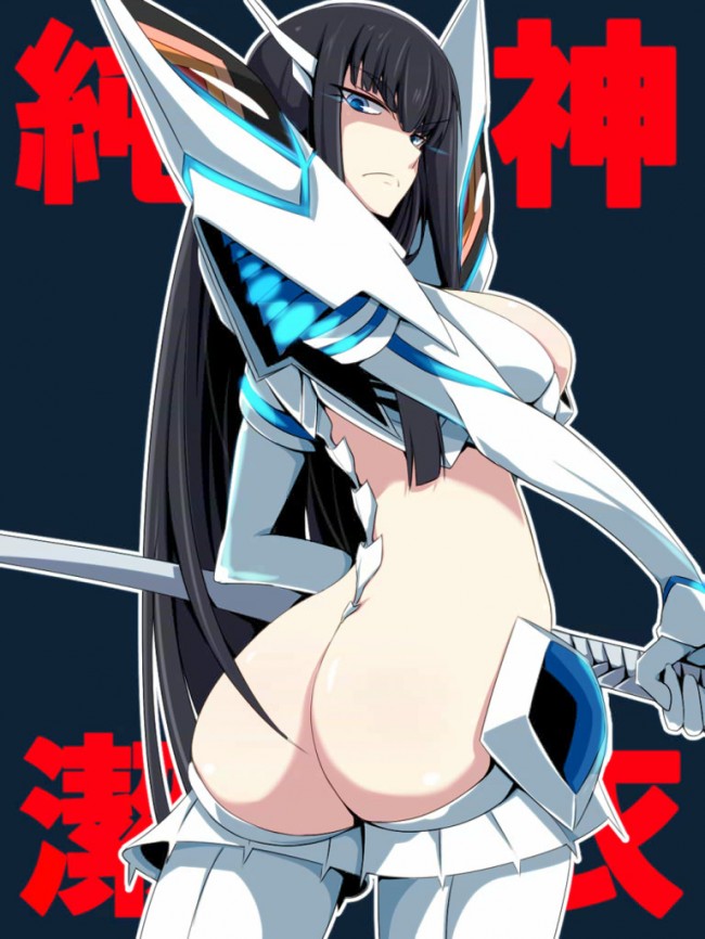 爆乳の鬼龍院皐月がニブルファックされたり纏流子もたっぷりなキルラキルのフルカラーエロ画像！！ (26)