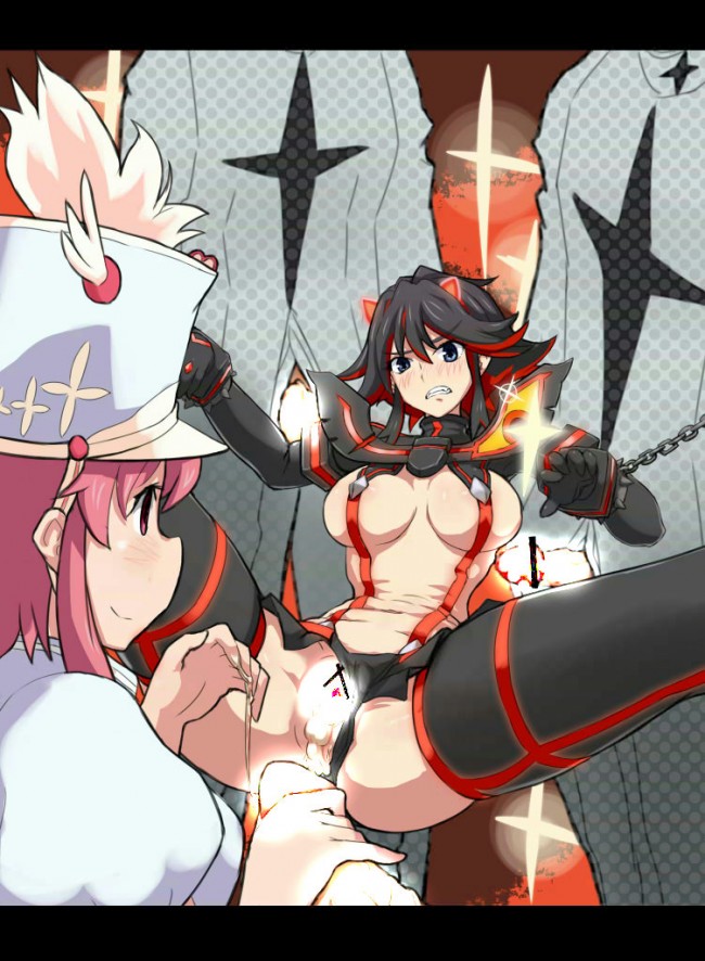 満艦飾マコや纏流子のフルカラーエロ同人画像！！剛毛まんこや拘束プレイなどなど～ (6)