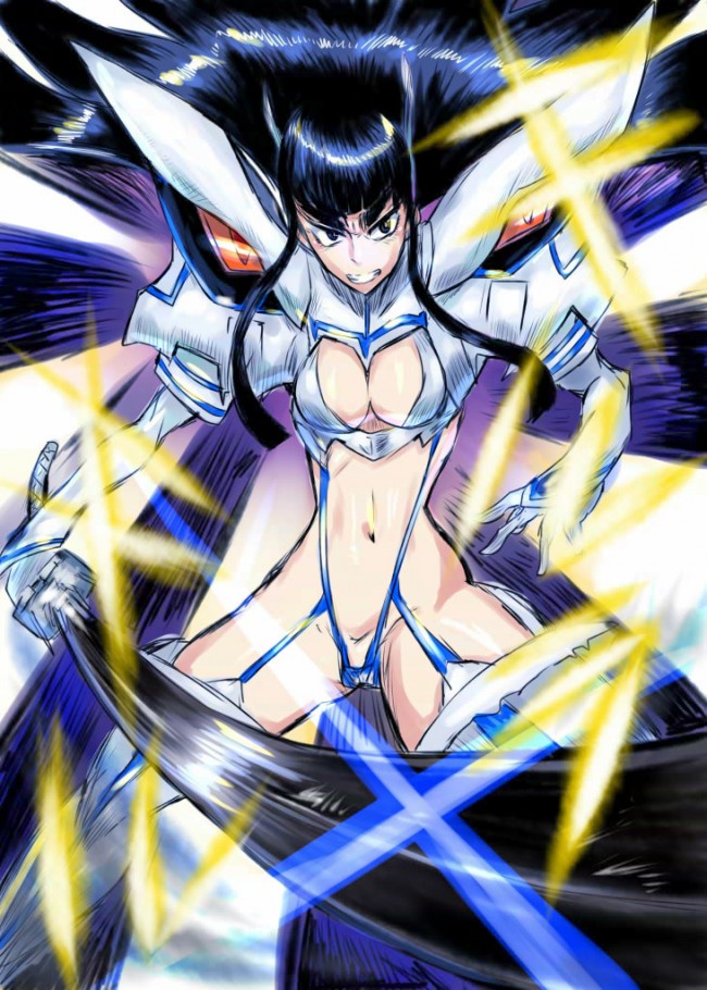 爆乳の鬼龍院皐月がニブルファックされたり纏流子もたっぷりなキルラキルのフルカラーエロ画像！！ (17)