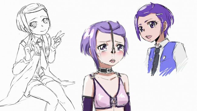 フタナリや雌馬コスなどなどドキドキ!プリキュアのフルカラーエロ同人画像ｗｗｗｗｗｗ (7)