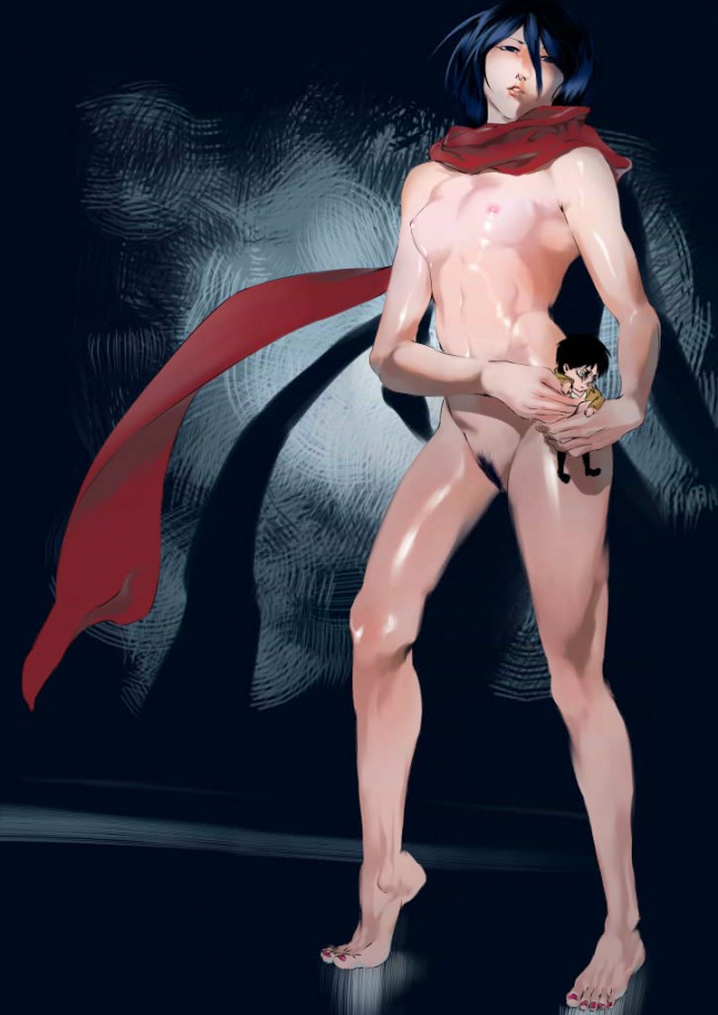 進撃の巨人ミカサがエレンとのラブラブエッチなどフルカラーエロ画像！！ (30)