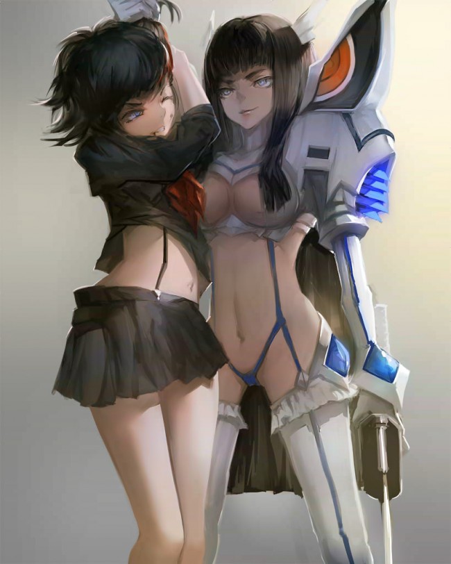 搾乳やアナルファック剛毛まんこなどキルラキルのフルカラーエロ同人画像！！！！！！！ (37)