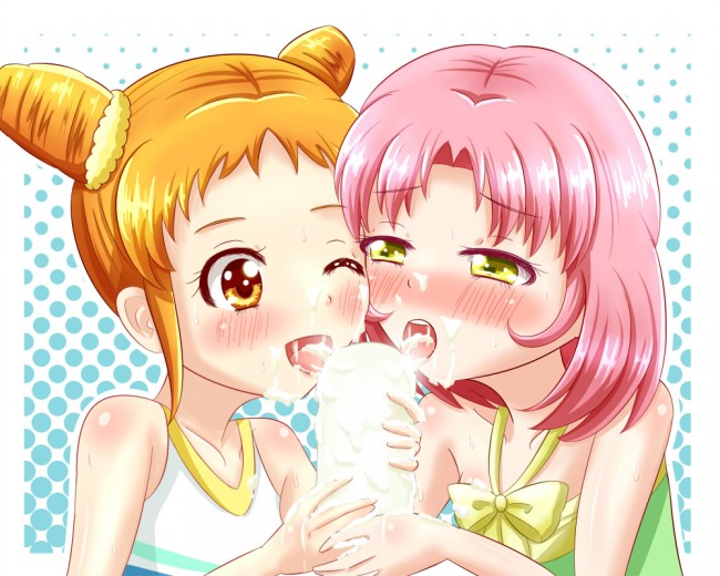 アイカツ!美少女たちがアへ顔悶絶したりユリカ様の足コキなどのフルカラーエロ画像！！ (8)