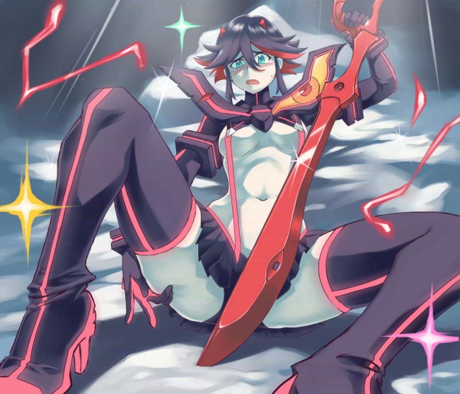 搾乳やアナルファック剛毛まんこなどキルラキルのフルカラーエロ同人画像！！！！！！！ (43)