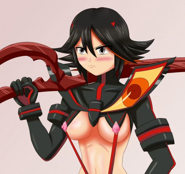 満艦飾マコや纏流子のフルカラーエロ同人画像！！剛毛まんこや拘束プレイなどなど～ (50)
