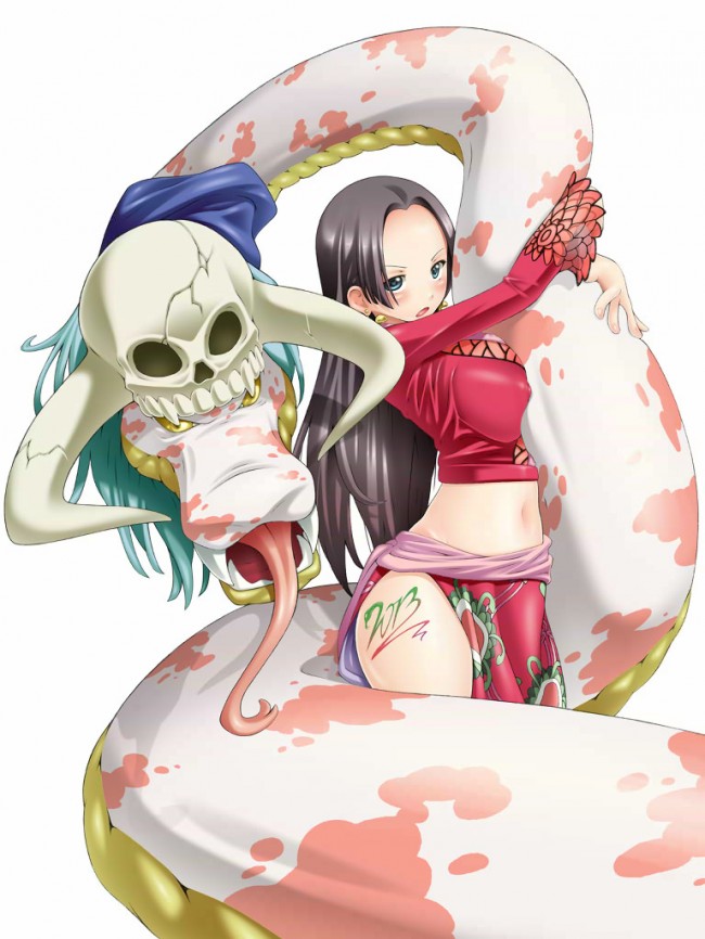 ワンピース・ONE PIECEのフルカラーエロ漫画同人キター！ボア・ハンコックがいっぱいキターｗｗｗｗｗｗｗ (84)