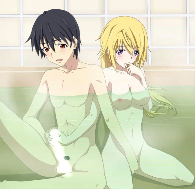お風呂でイチャイチャしたりアへ顔晒したり色んなＩＳ美女たちのフルカラーエロ画像だよ～！！ (34)
