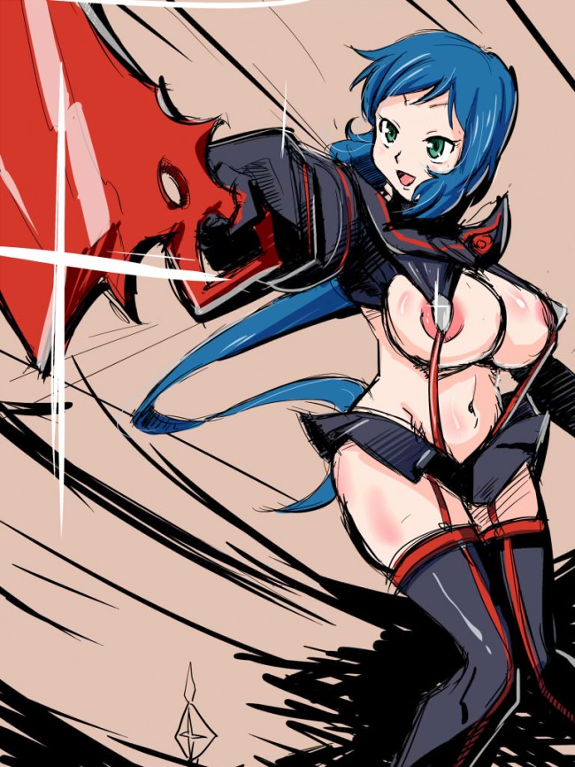 搾乳やアナルファック剛毛まんこなどキルラキルのフルカラーエロ同人画像！！！！！！！ (25)