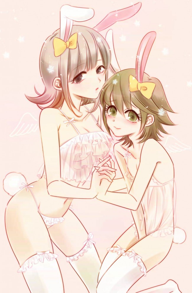 スク水コスやフタナリちんぽなどなどダンガンロンパのフルカラーエロ画像！！ (41)