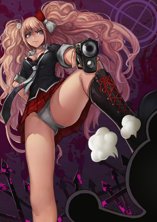 スク水コスやフタナリちんぽなどなどダンガンロンパのフルカラーエロ画像！！ (6)