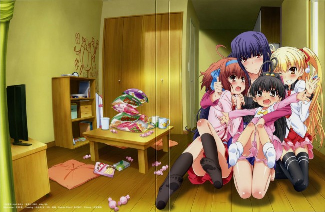 パパのいうことを聞きなさいのフルカラーエロ画像！！姉妹でパパのちんこ取りあったりｗｗｗ (24)